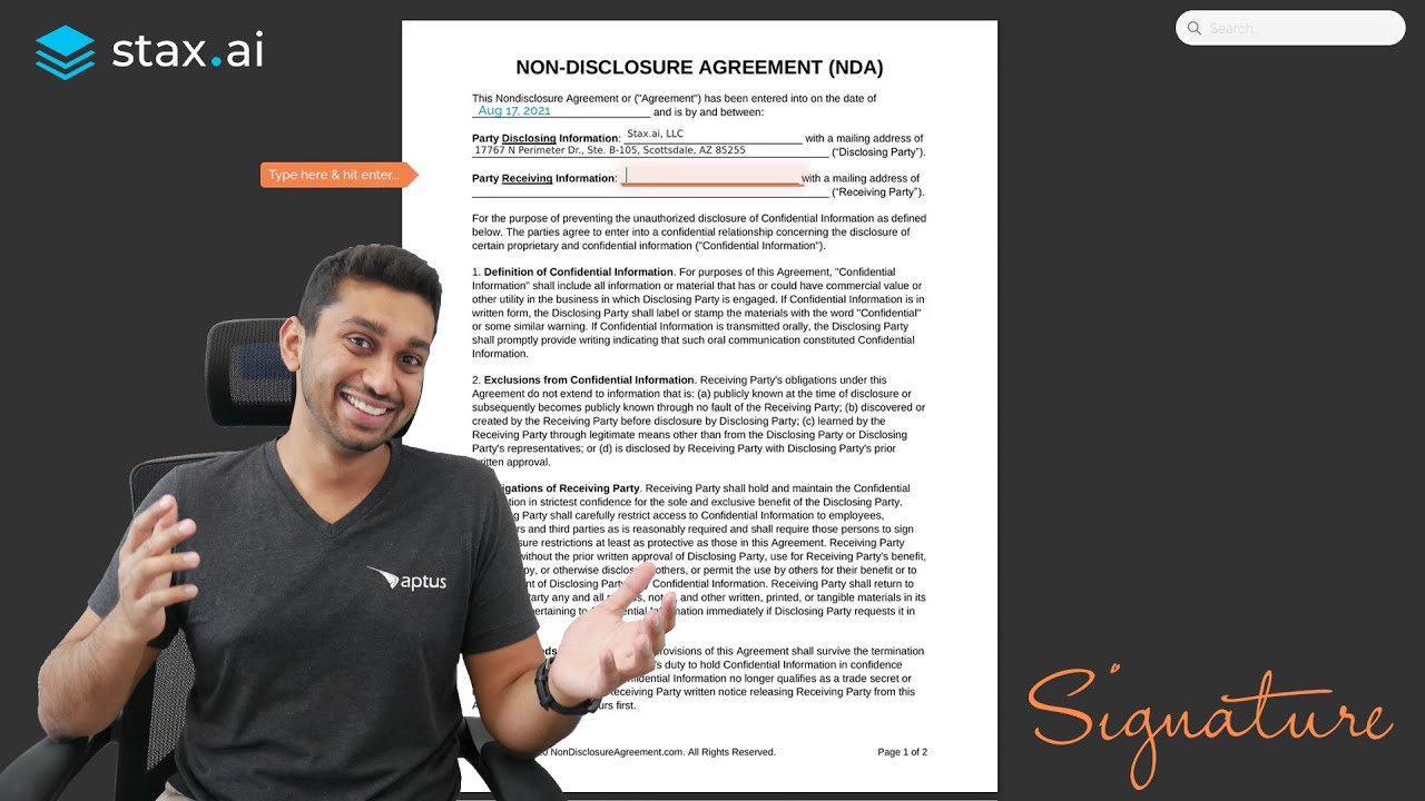 Stax.ai User Training - Share documents to collect signatures