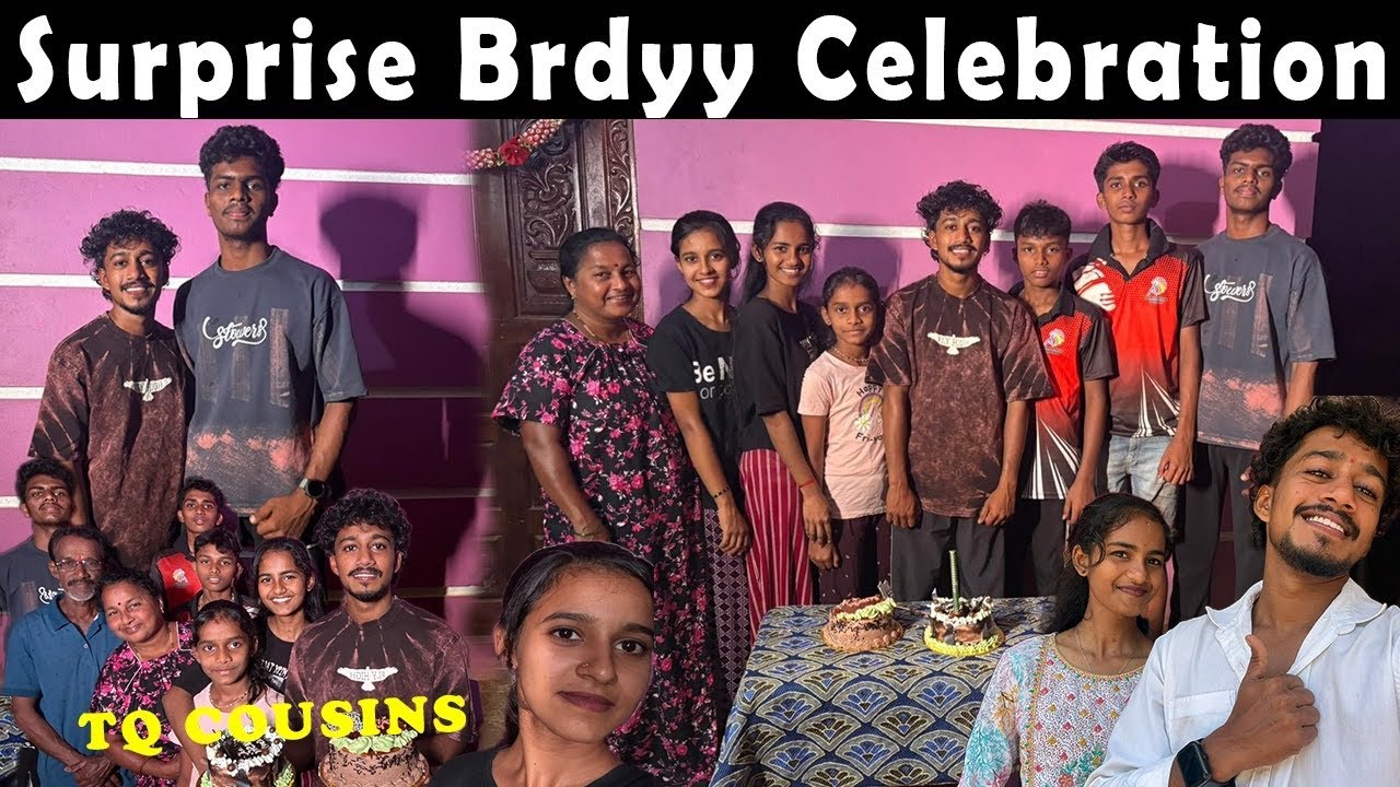 Surprise birthday celebration… 🎉 birthday Dina ne Yenna 4000 subscribers complete and …@koushitalks 