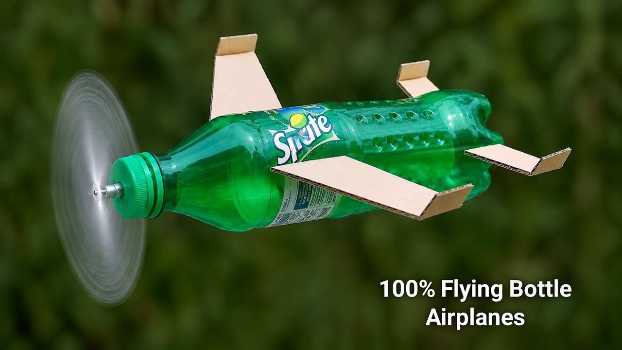 How to make a airplanes from used bottles | Making airplanes from bottles brings unexpected results
