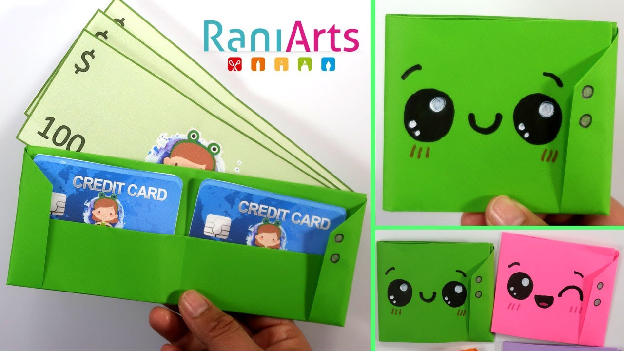 CARTERA | BILLETERA DE ORIGAMI - DIY - Paso a paso
