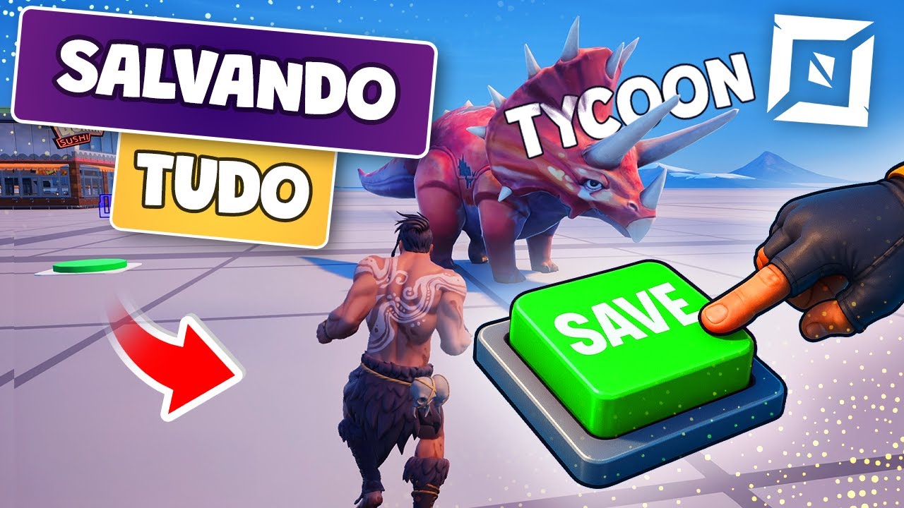 Crie um Tycoon com Salvamento no Criativo 1.0 (SEM usar UEFN!) - Fortnite