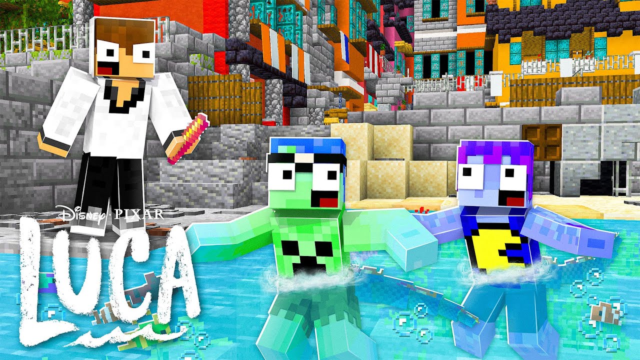 Minecraft: LUCA - O FILME 👦🐟 (Esconde-Esconde)