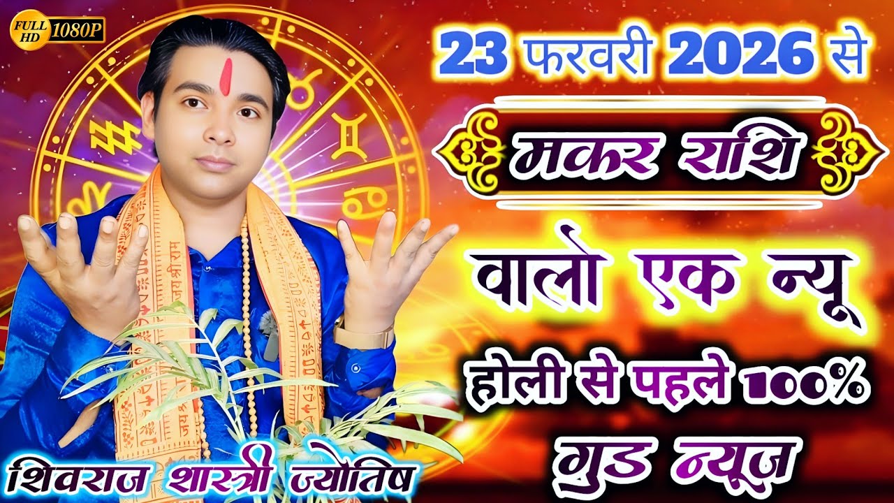 मकर राशि वालों चारों ओर मिलेंगे खुशियां मंगल राहु अंगारक योग रखनी होगी सावधानी भी | Capricorn