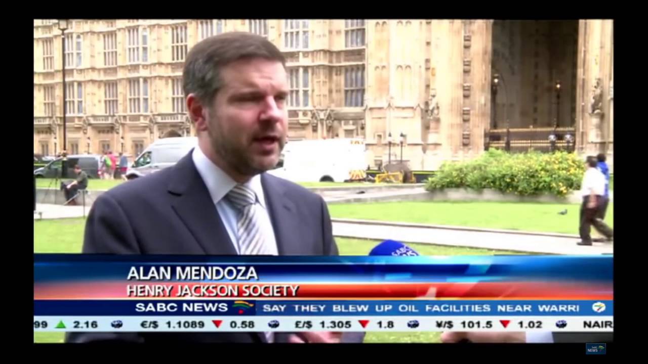 Dr Alan Mendoza interviewed on SABC news regarding Chilcot Inquiry