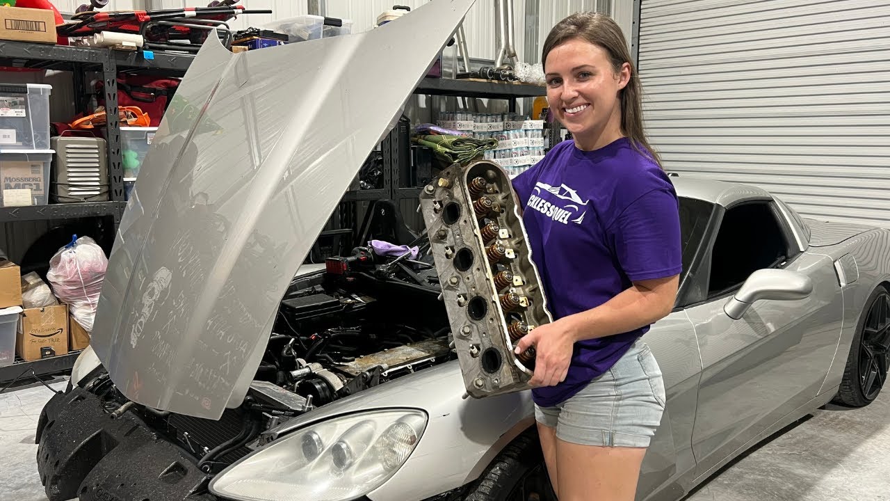 REMOVING CYLINDER HEADS C6 CORVETTE