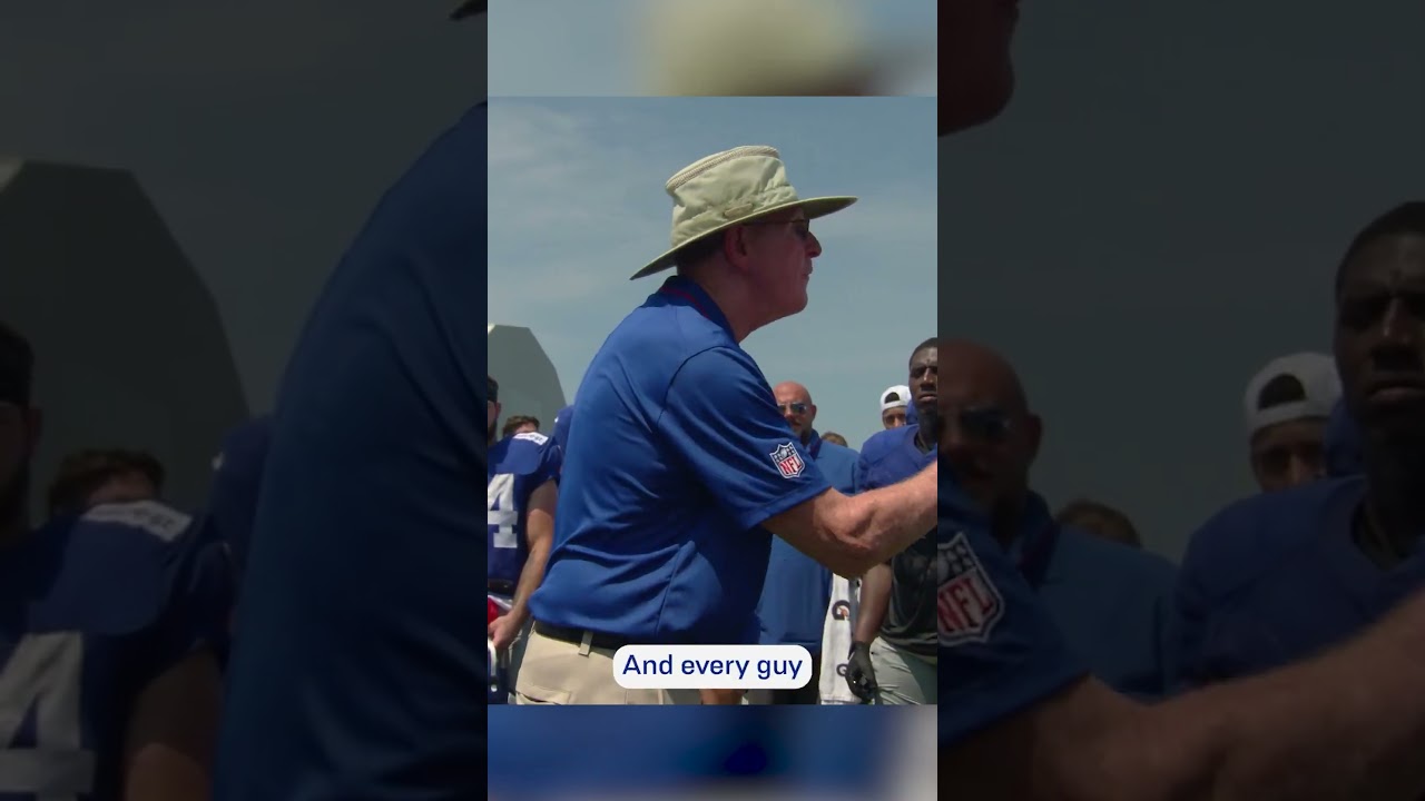 Everyone LISTENS when Coach Coughlin speaks! #shorts