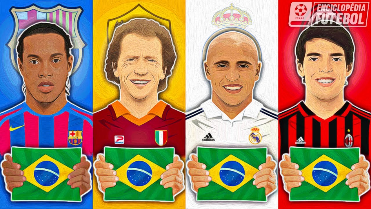 Os BRASILEIROS mais IMPORTANTES de CADA grande clube da EUROPA