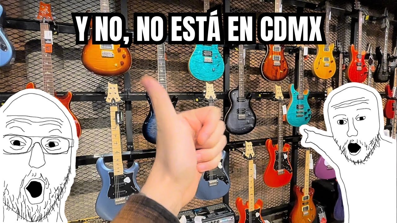 ¿ESTA ES LA MEJOR TIENDA DE GUITARRAS DE MÉXICO? 😲VISITÉ Y TOQUÉ EN PARUNO