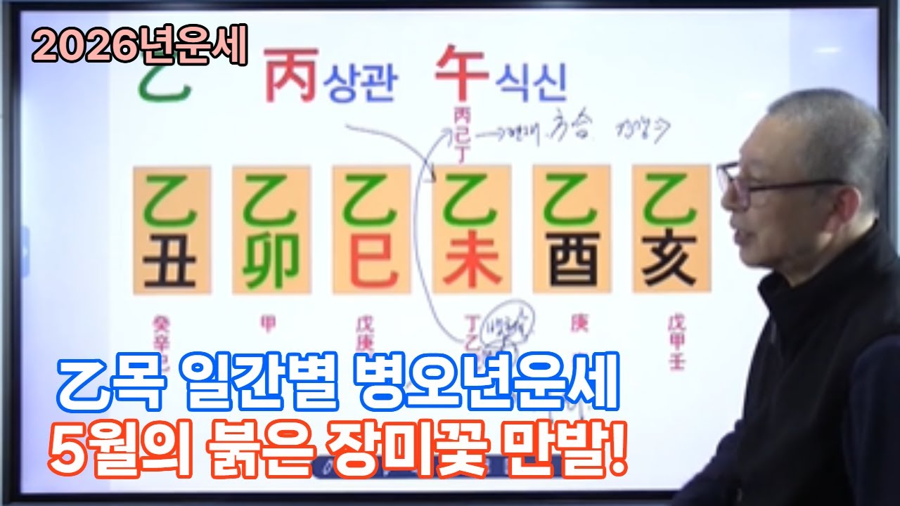 신년운세#을목일주#신수