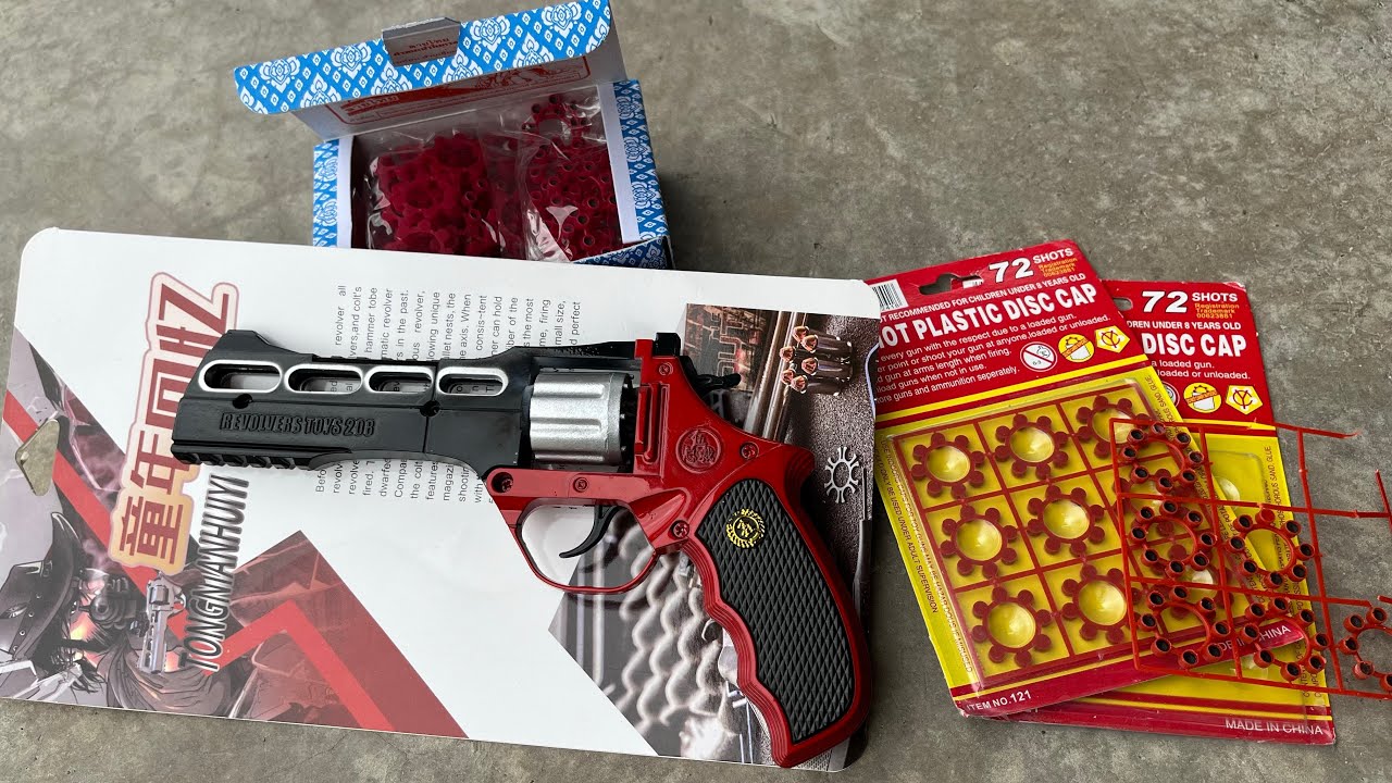 Toy Cap Gun Revolver And Loud Weapon Toy