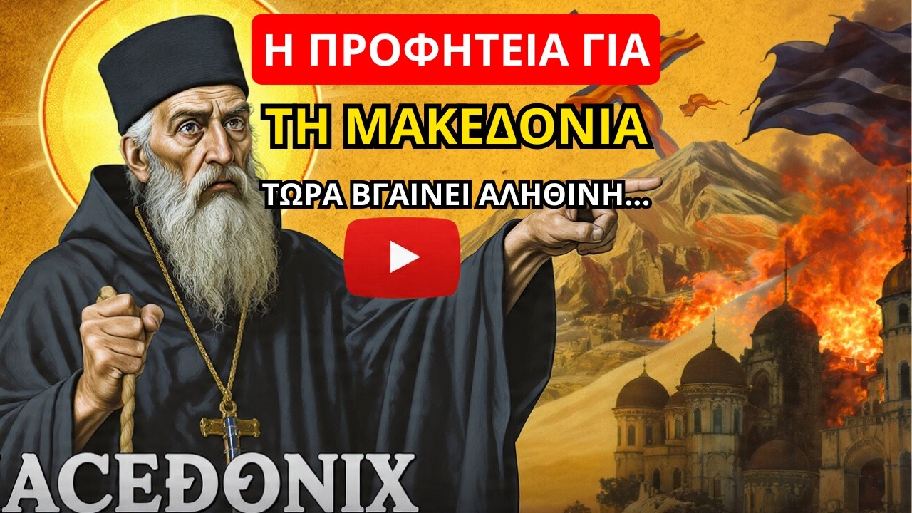 Άγιος Παΐσιος: Η προφητεία για τη Μακεδονία που ΤΩΡΑ βγαίνει αληθινή!