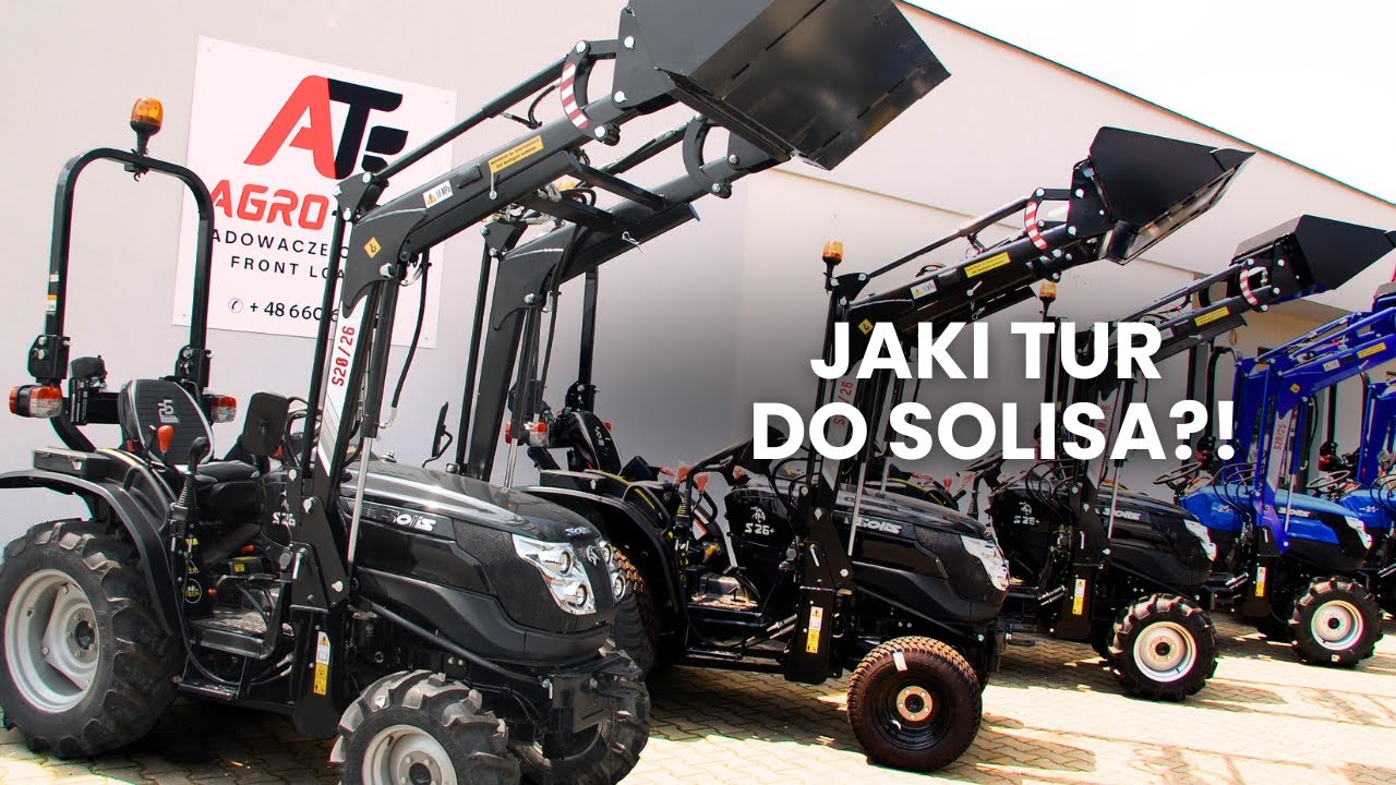 Ładowacze czołowe do Solis 22 i Solis 26 www agro tur com AGRO TUR | FRONT LOADERS  FOR SOLIS