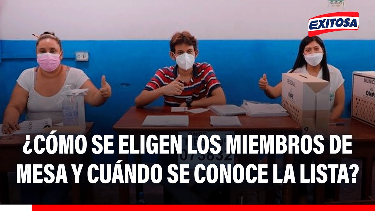 🔴🔵 Elecciones 2026: Cómo se eligen los miembros de mesa y cuándo se conoce la lista