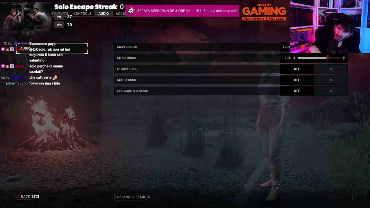 💢  LIVE 💢 DBD  💢 ESCAPE STREAK  💢