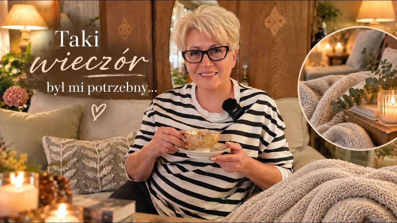 Taki wiecz&oacute;r był mi potrzebny&hellip; 🍂 Zostań ze mną