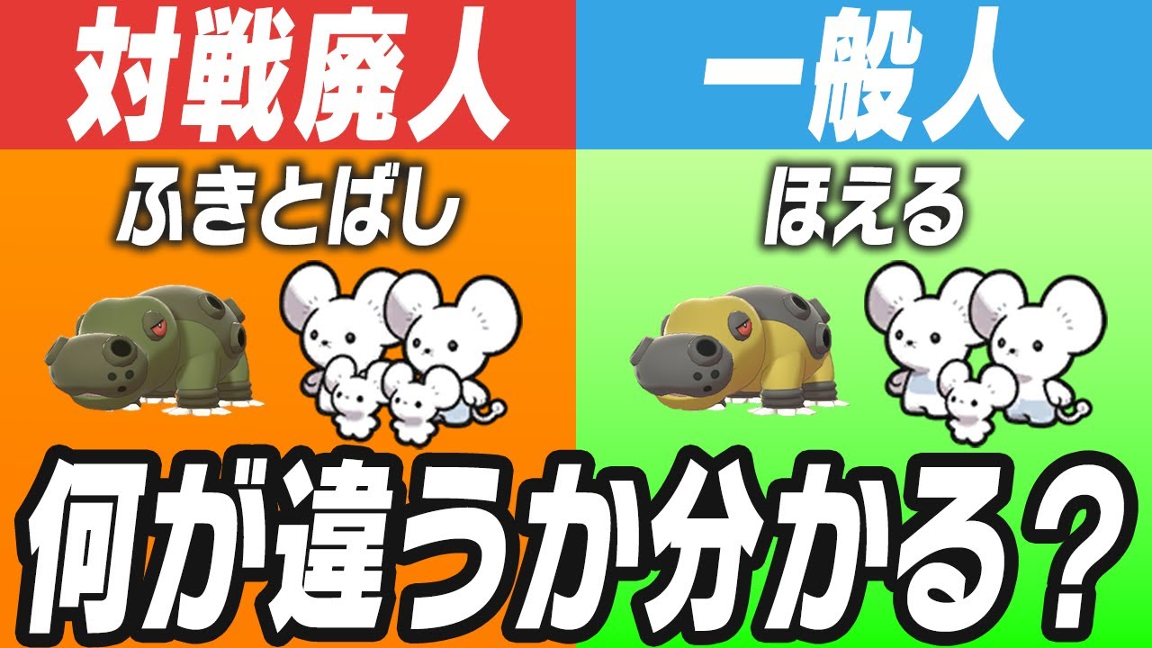 【認知度0%】『対戦で1mmだけ有利になるポケモン廃人の細かすぎるこだわり』が理解不能レベルww