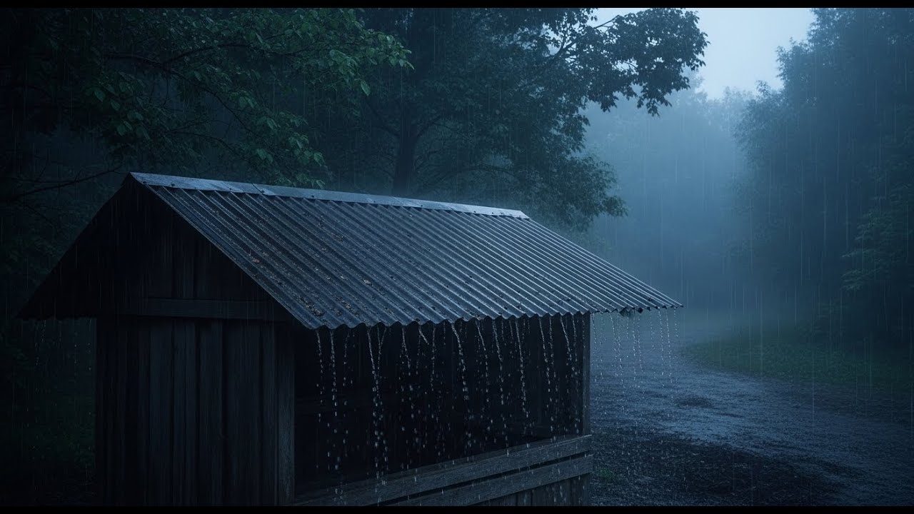 No Ads Relaxing Night Rain Sounds for Stress Relief and Better Sleep (LIVE)