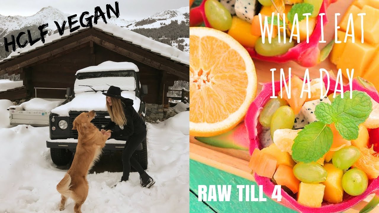 WHAT I EAT IN A DAY - raw till 4