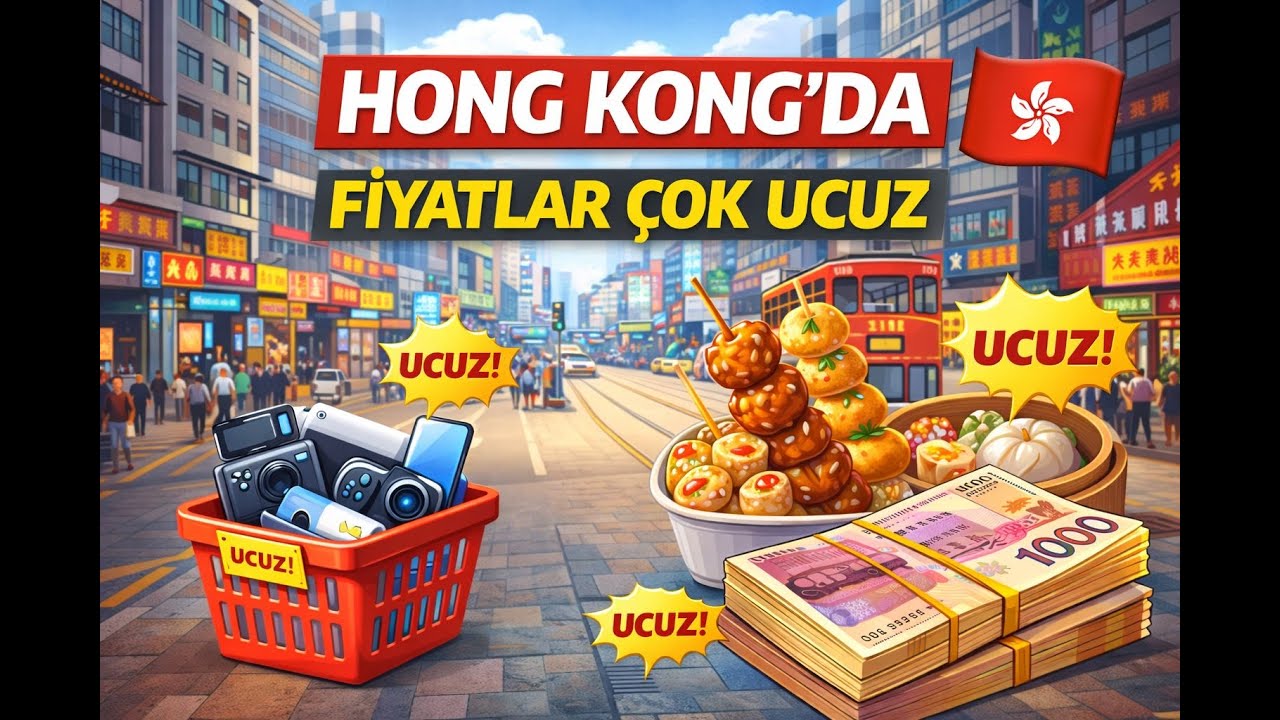 Hong Kong’da Mağazaları Gezdik! Yemekler ve Fiyatlar ŞOK!