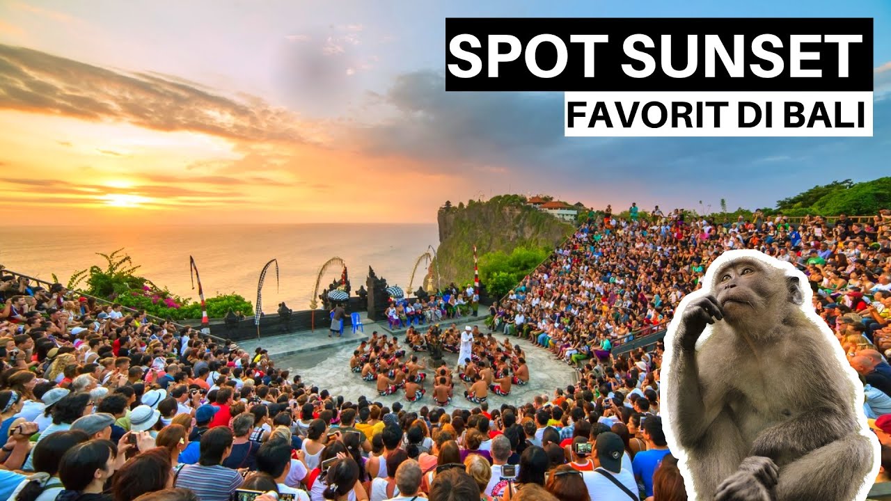 Nonton Tari Kecak di Pinggir Tebing Sambil Nyunset | Pura Luhur Uluwatu
