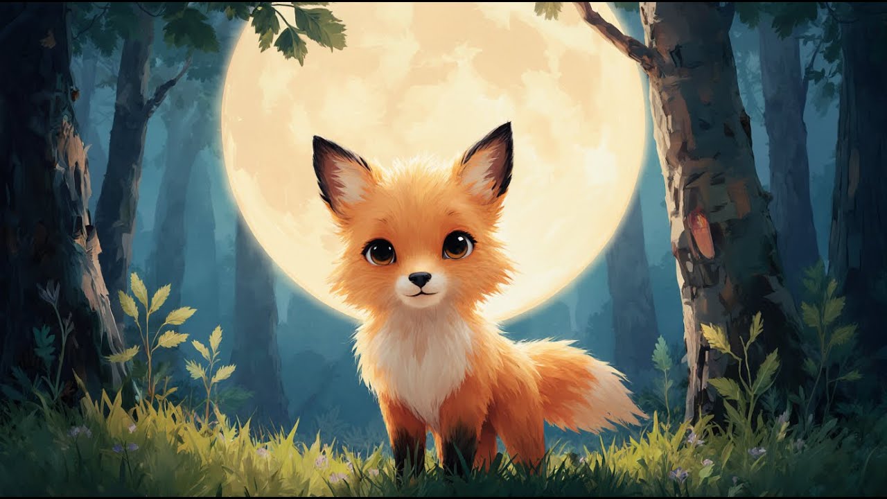 Minik Tilki ve Dürüst Göl 🦊💧 | Uyku Öncesi Masal | Çocuklar İçin Huzurlu Hikâye