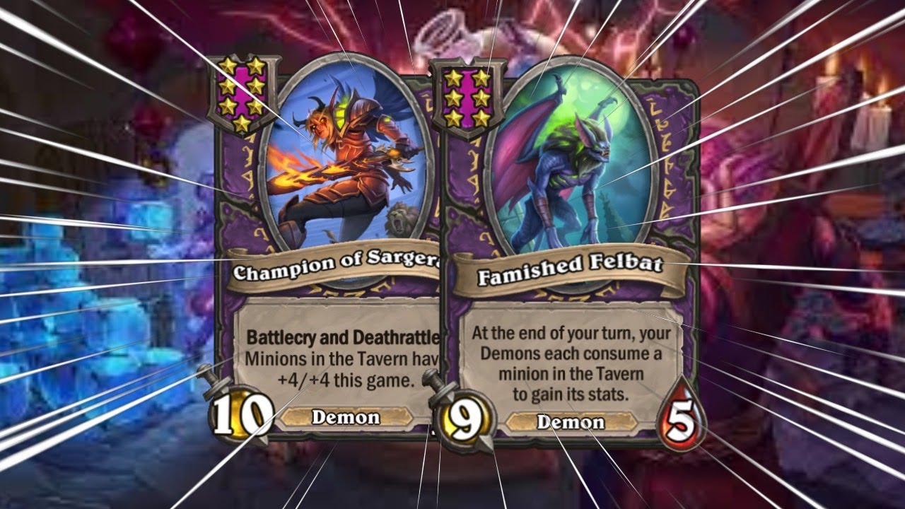 CHAMPION DEMONS?! | Hearthstone Battlegrounds