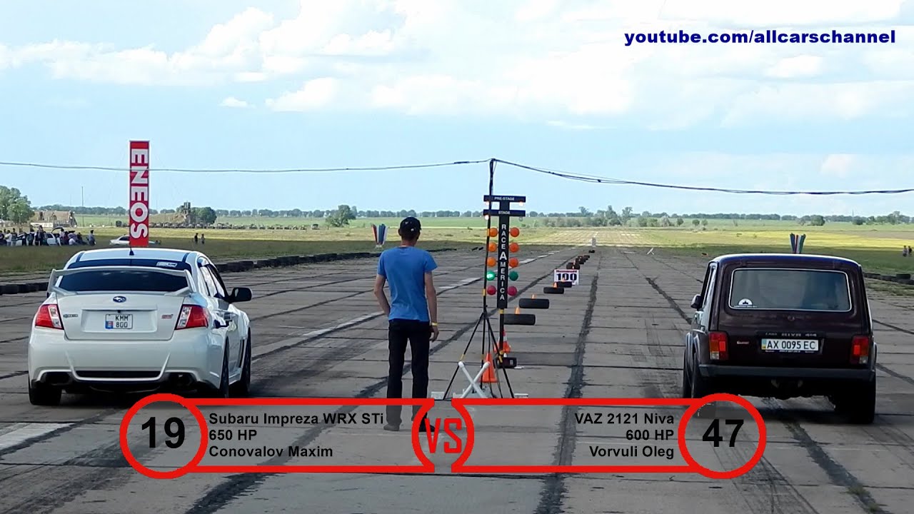 Drag Day Tiraspol 2016. Class Street 3. S6 V8 / GTR / Niva / Impreza STi