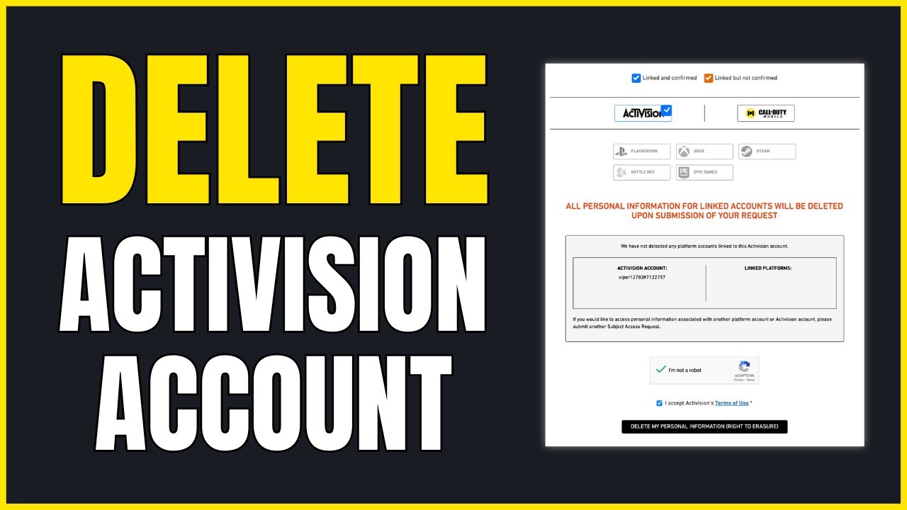 How to Delete Activision Account - Working 2026