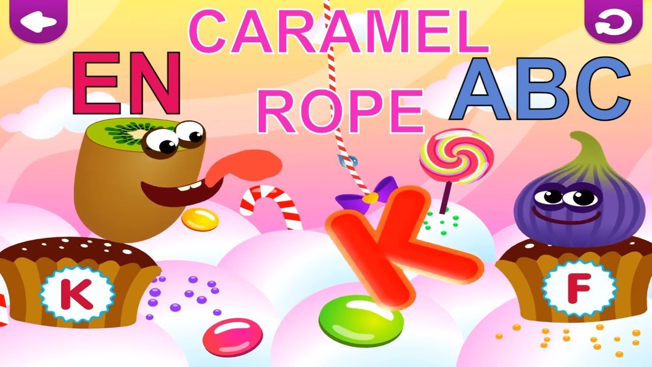 ABC CARAMEL ROPE. English Games