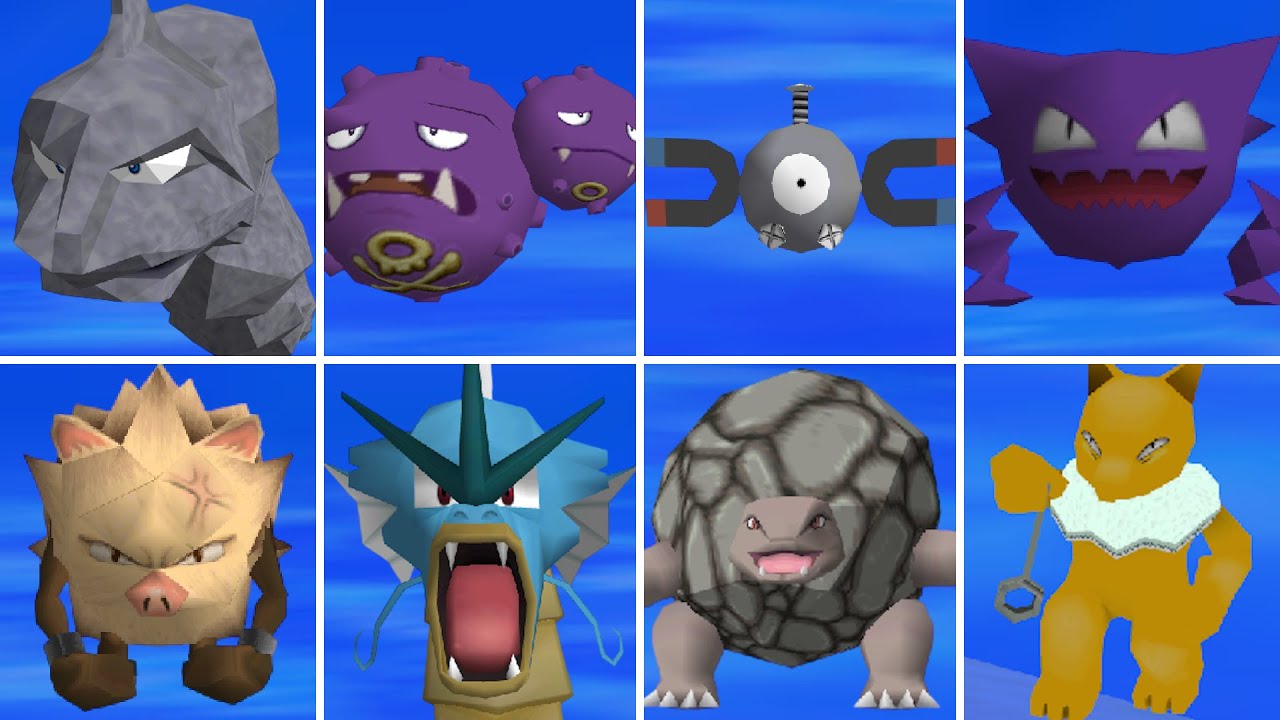 Super Mario 64 Through The Ages - All Pokémon