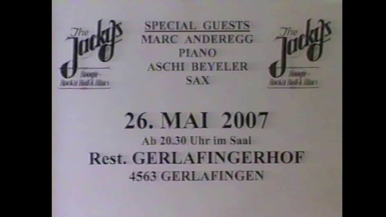 THE JACKYS 2007 Gerlafingerhof Trailer HEINZ LOOSLI