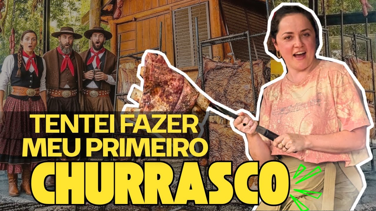 Fiz meu PRIMEIRO CHURRASCO da VIDA... será que deu certo? 😳