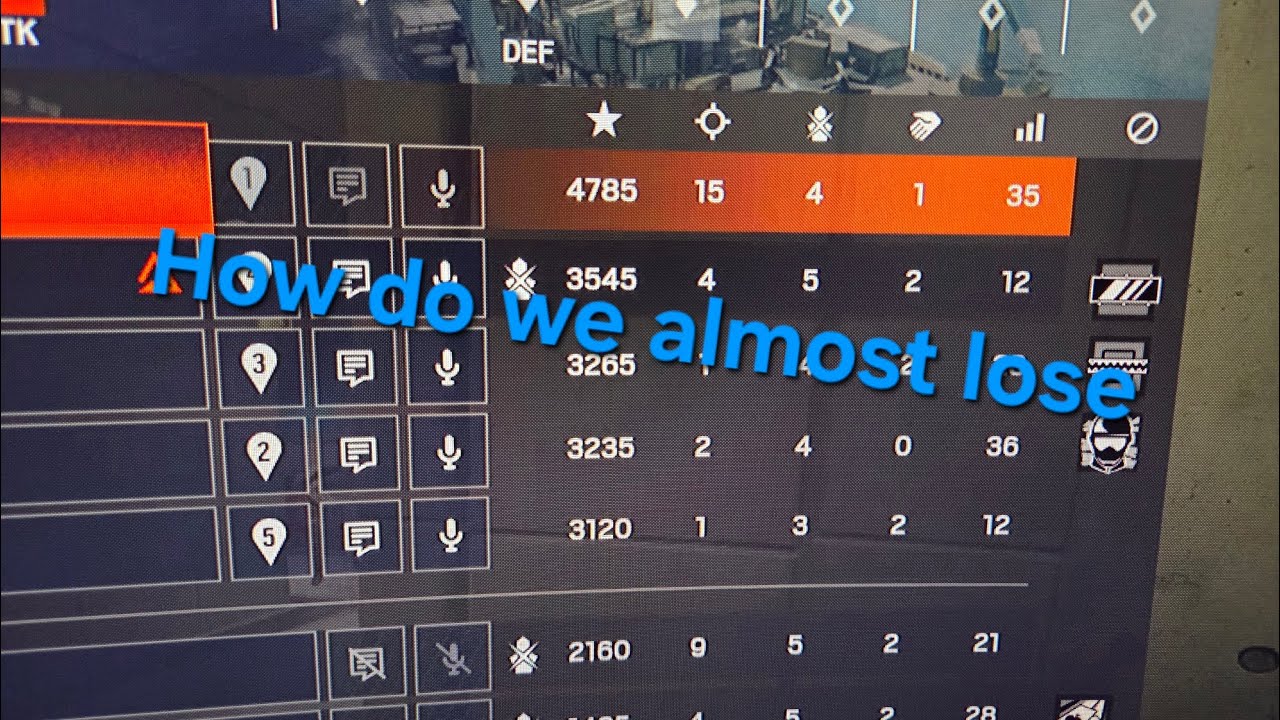 randoms on Rainbow Six Siege are you for real😔