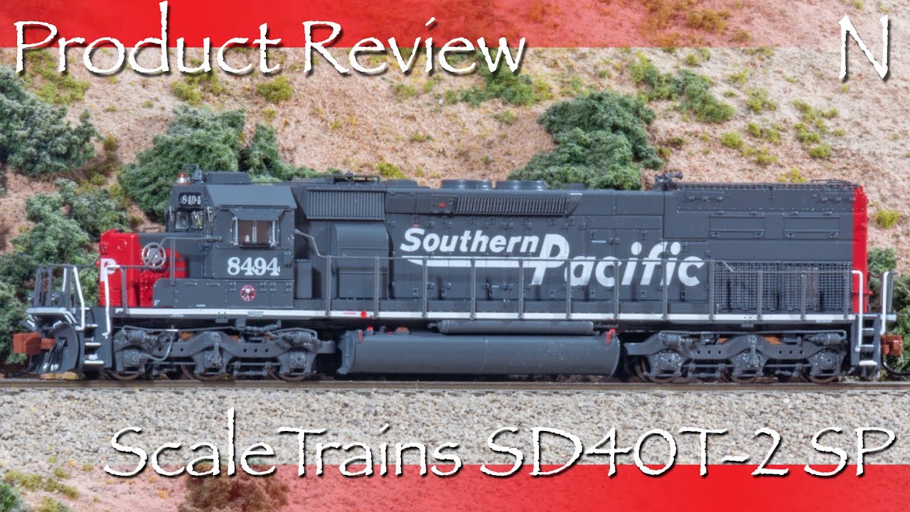 How Good Is This Tiny Tunnel Motor?  - Unboxing and Product Review of the N ScaleTrains SD40T-2 SP!