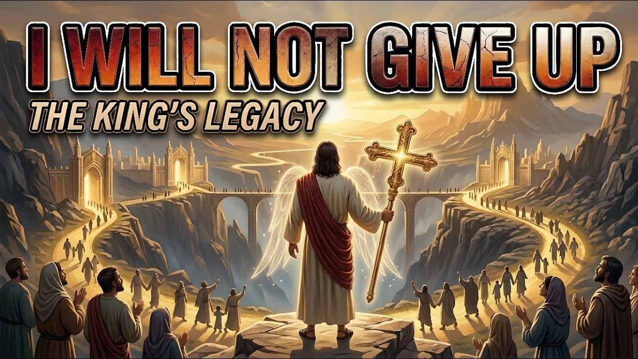I Will Not Give Up (Official Lyric Video 2025) | Powerful Gospel Worship Song