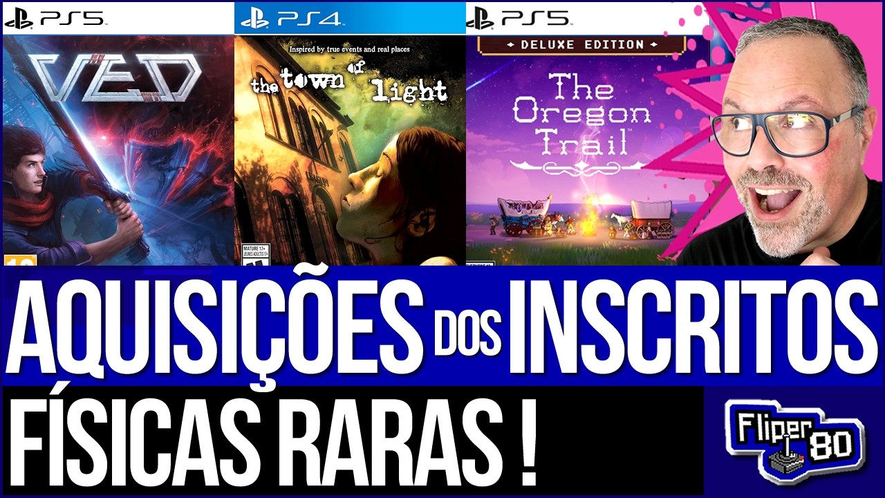 AQUISIÇÕES dos INSCRITOS EP06 - As coleções de PS4 e PS5 dos INSCRITOS