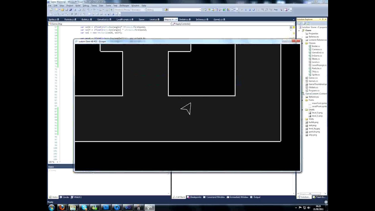 Vector DashTimelapse - My Ludum Dare 48 #21 Entry