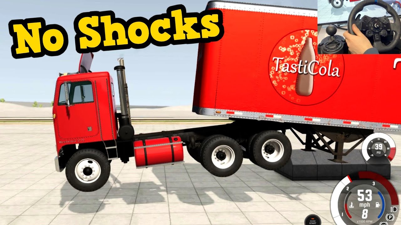 BeamNG Drive - Can You Handle a Cabover Truck With No Shocks?