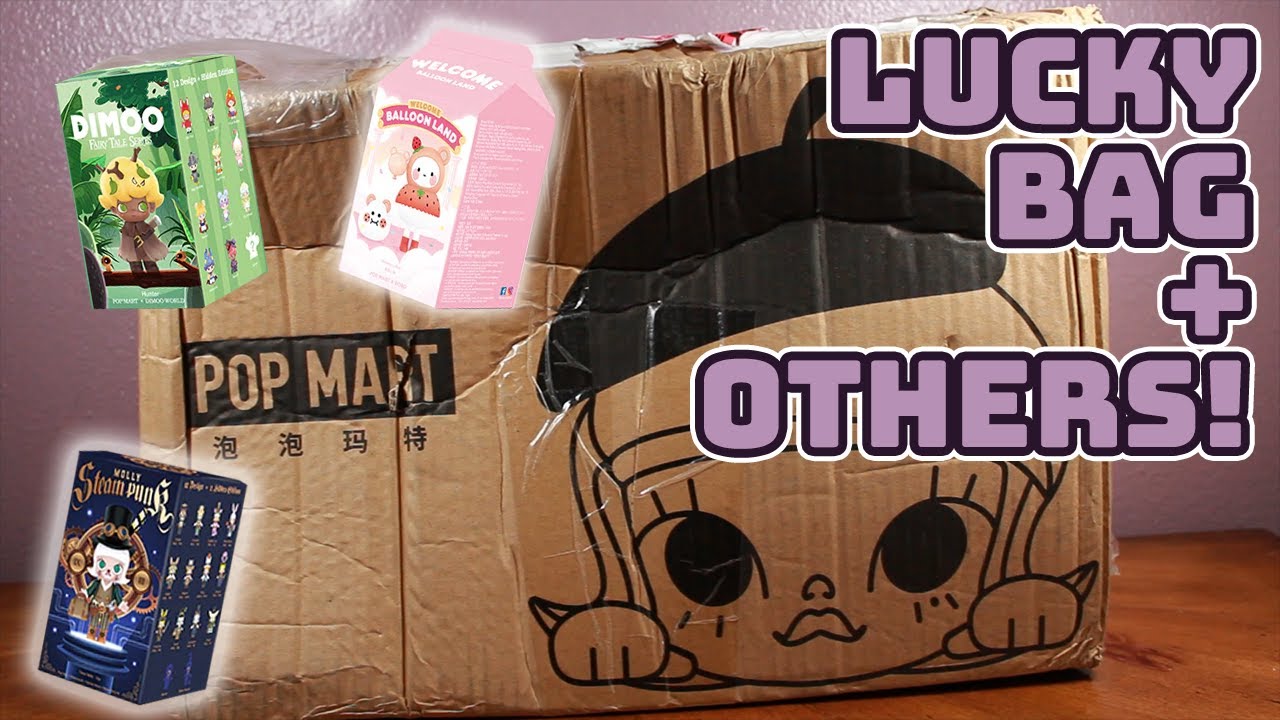 POPMART Package Opening / Review | Lucky Bag and Blind Boxes! Vinyl Figure Haul