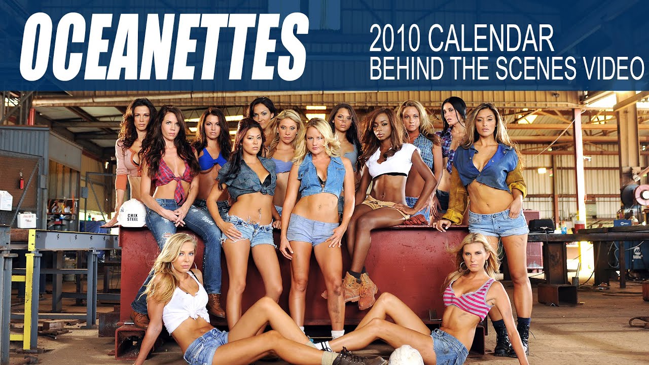 2010 Oceanette Calendar Shoot - behind the scenes video with the world famous oceanettes