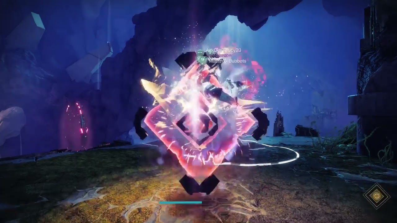 Destiny 2 strand warlock  trying to learn  desert perpetuial.complete raid in video .