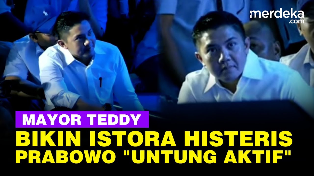 Mayor Teddy Jadi Sorotan, Prabowo Kocak: Untung Aktif Kalau Tidak Dia Nyapres