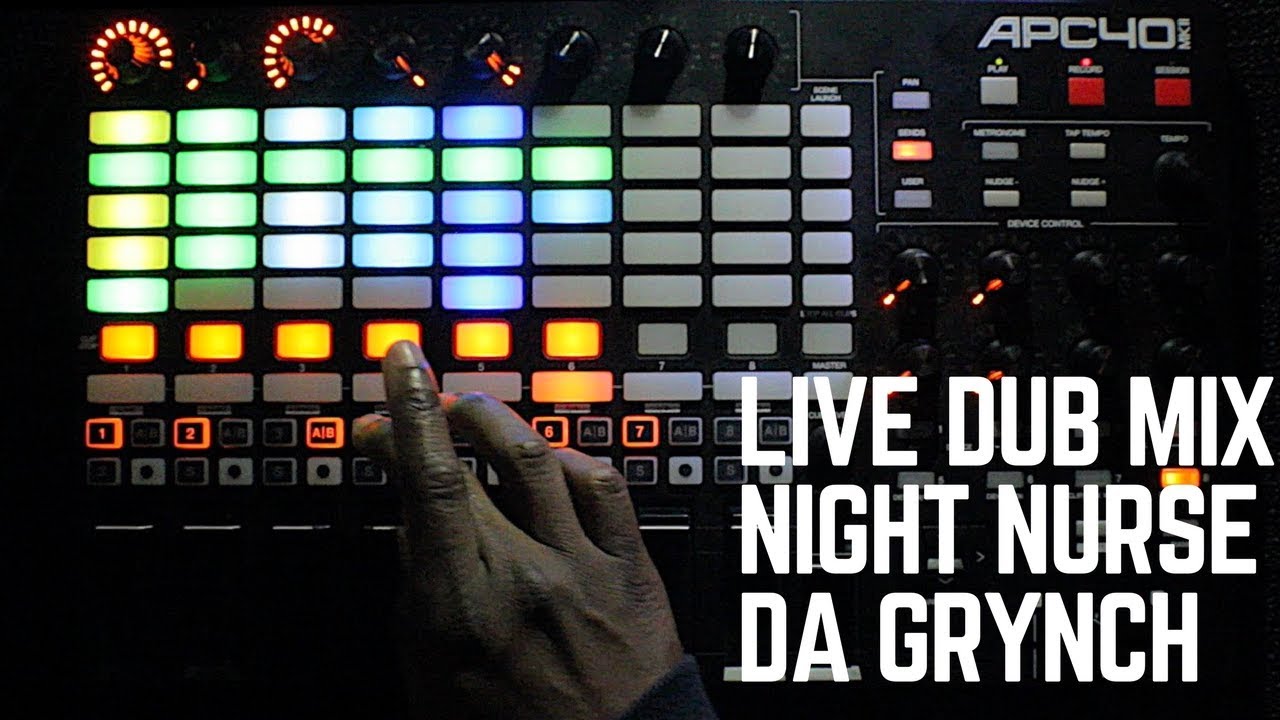 Live Dub Reggae Mix  - Night Nurse - Mix By Da Grynch -  (2018)