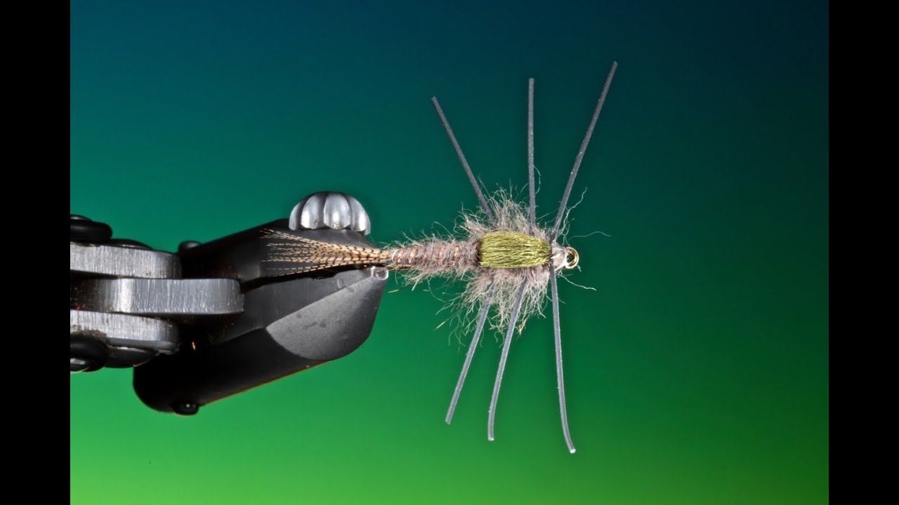 Tying a Rubber leg hare's ear with Barry Ord Clarke