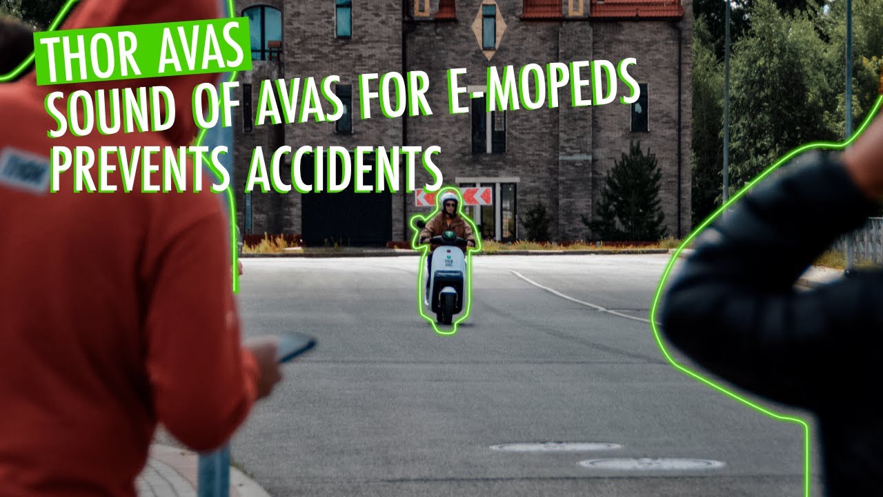 Road accident will not happen if AVAS is ON. Acoustic Vehicle Alerting System (AVAS)  for e-moped.
