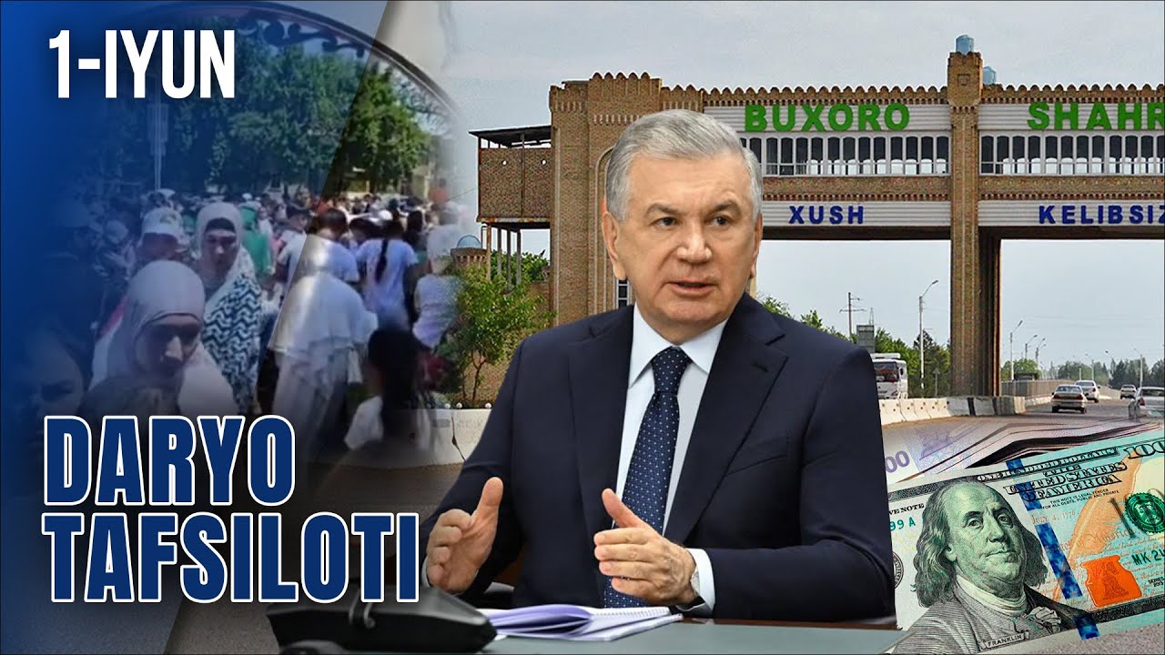 “Tekinga narsa tarqatish” ortidan katta tiqilinch, prezidentning Buxoroga tashrifi. 1-iyun