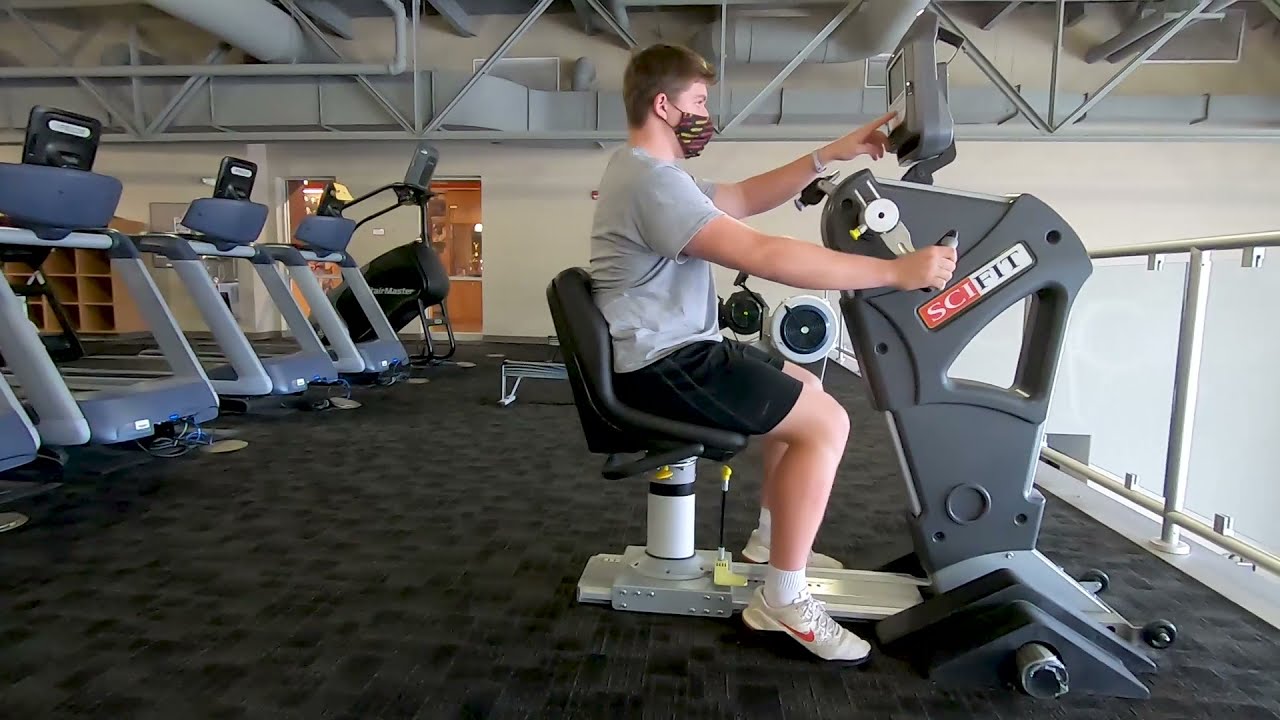 Using the Arm Bike