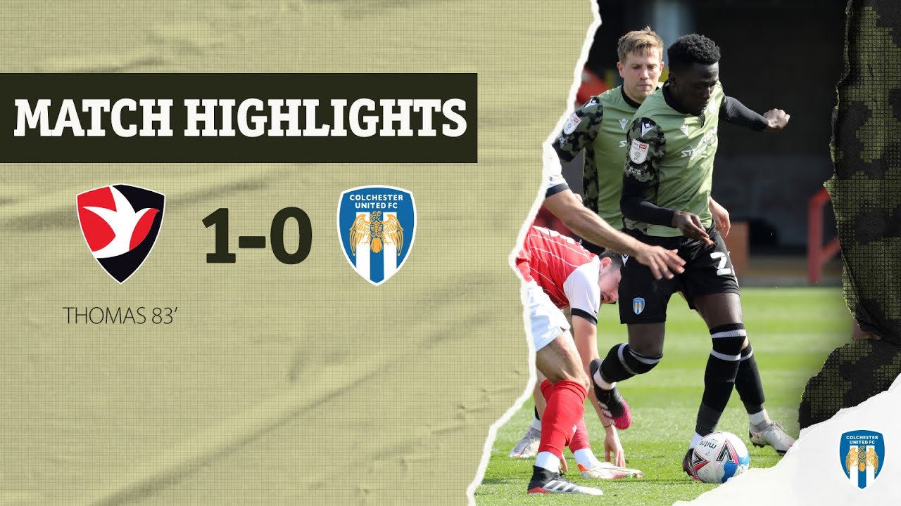 Cheltenham Town v Colchester United highlights
