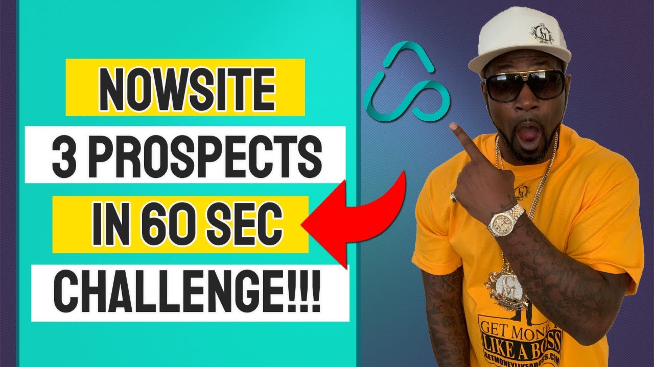Nowsite Networking | 3 Prospects in 60 seconds Challenge LIVE Case Study