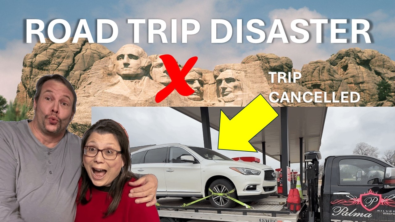 Our Mount Rushmore Road Trip Took an Unexpected Turn 🚗 | Car Trouble & Travel Detour